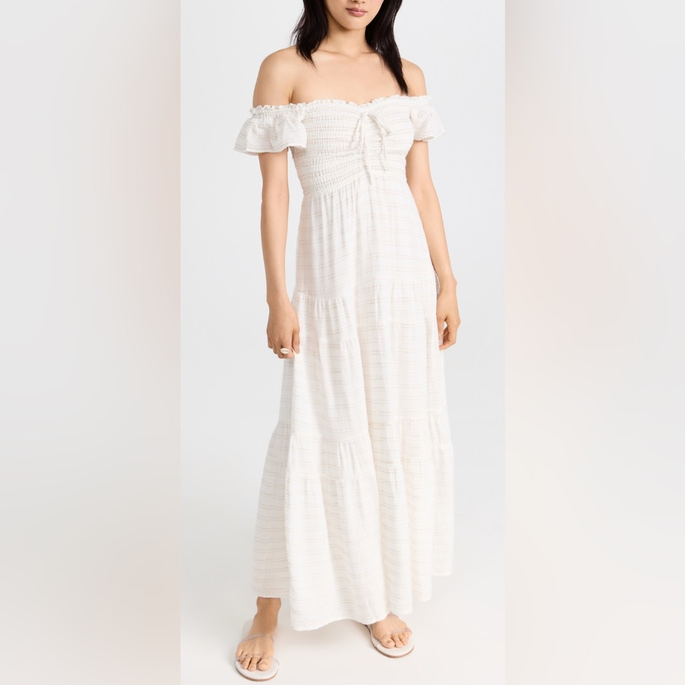 L*Space Cream Lucia Dress NWT
